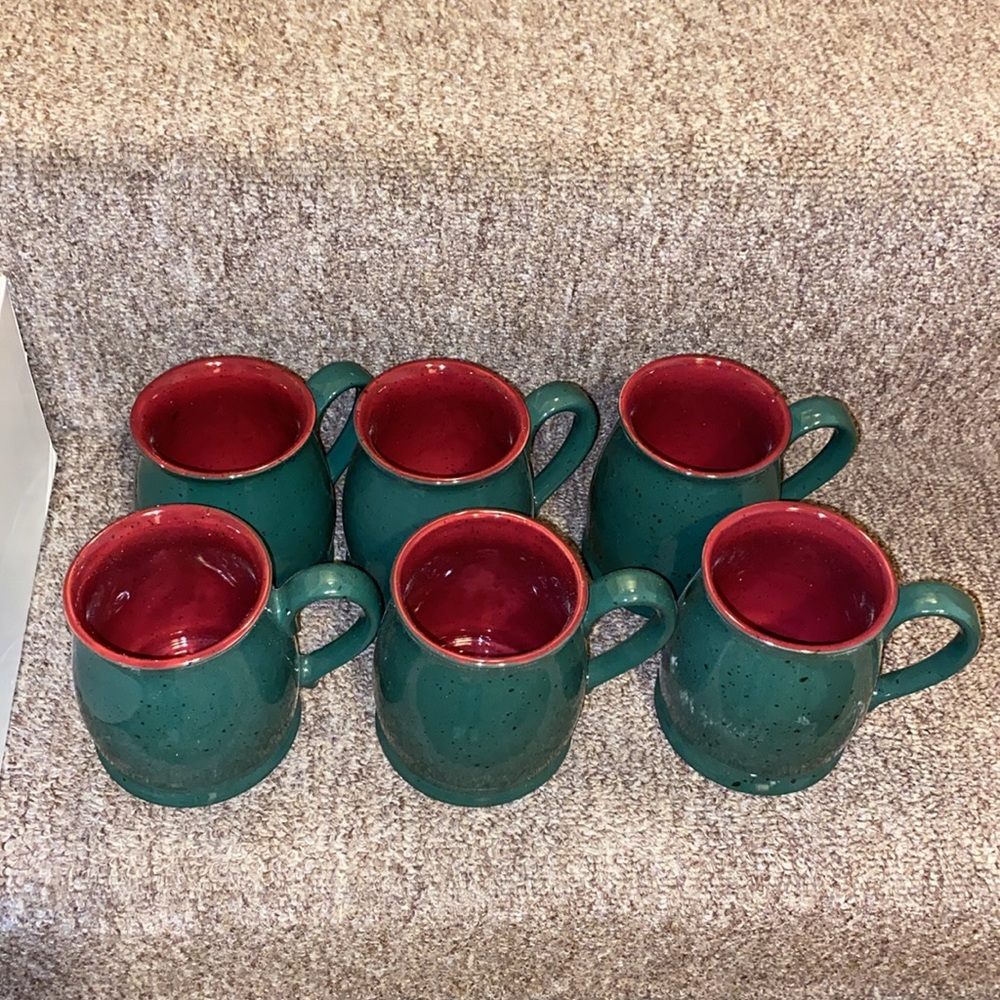 ❤️💚❤️NWT Rare/Unique Vintage Colours by Alexander Julian Stoneware Mugs